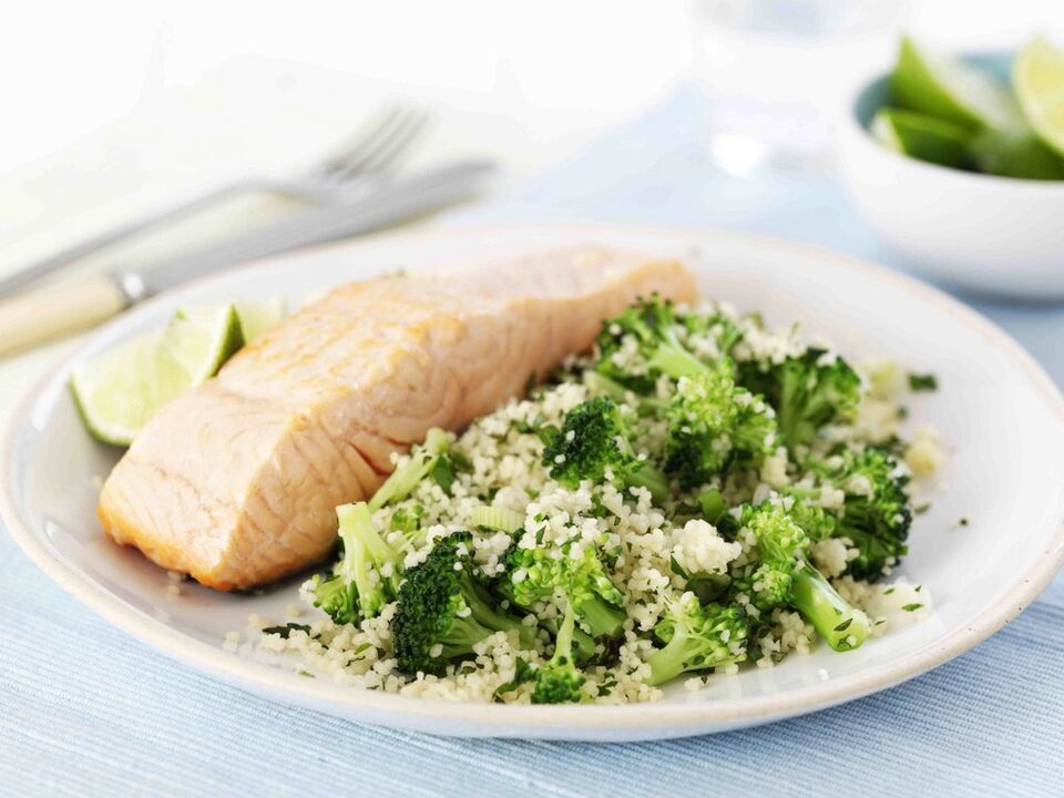 Menú dieta